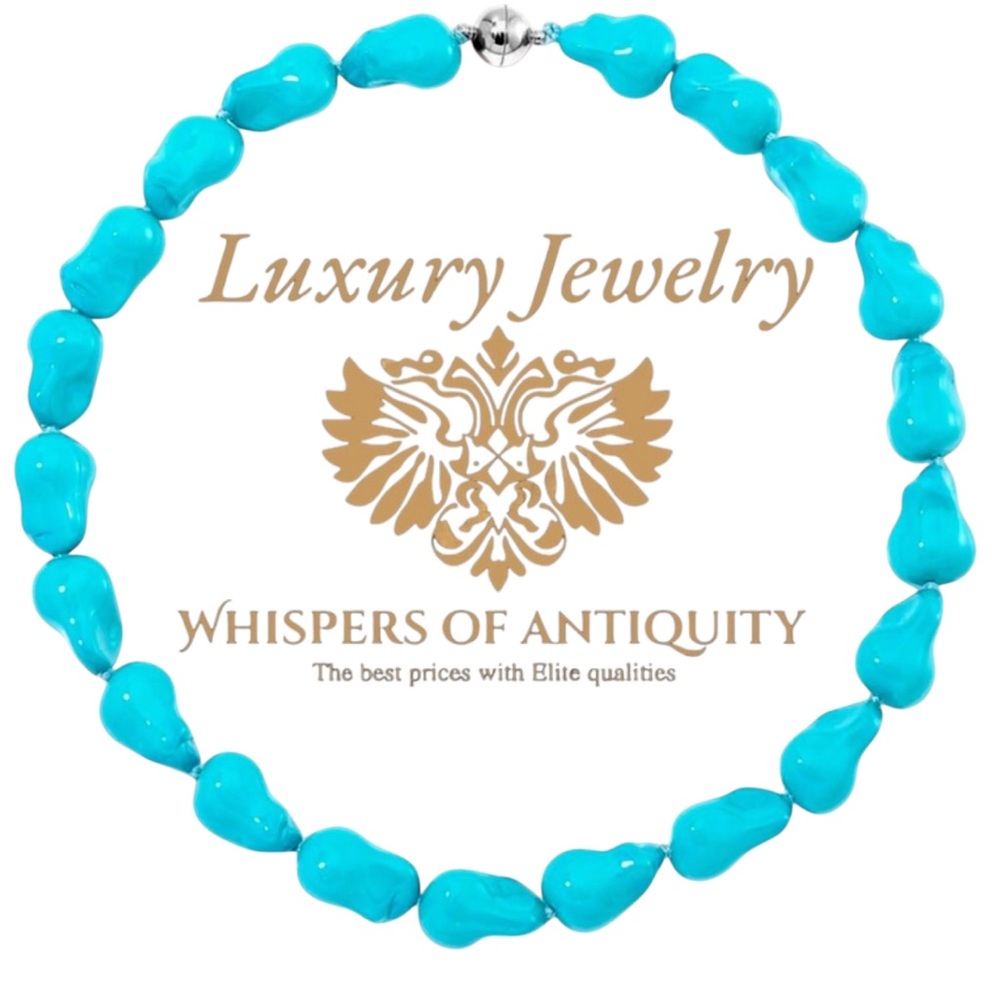 Pearlfection JTV Sleeping beauty color Baroque Shell Pearl necklace 20”